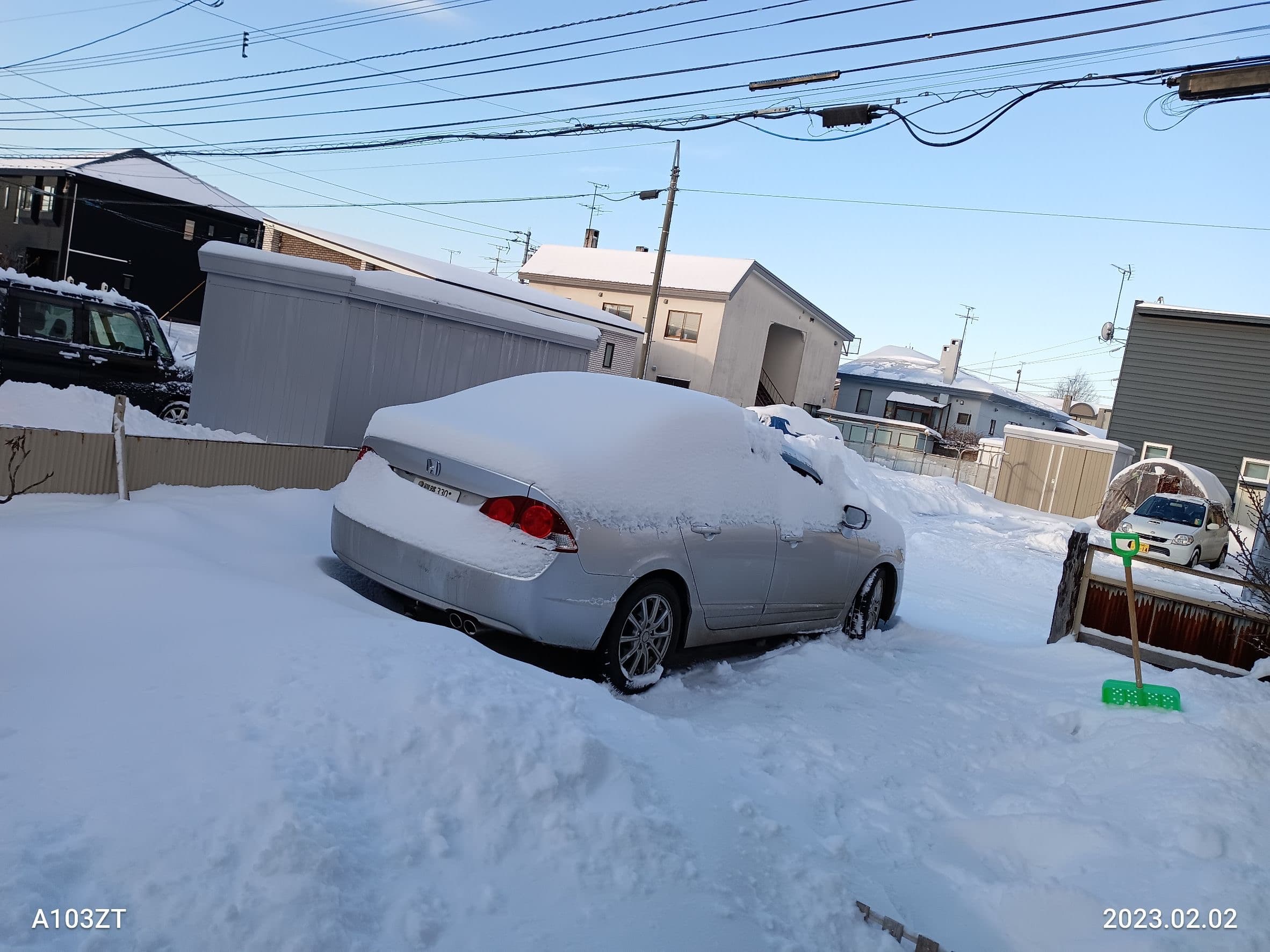 車の雪下ろし